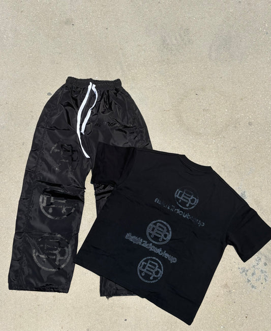 black (FADED) RISKIT2DOUBLEUP SET